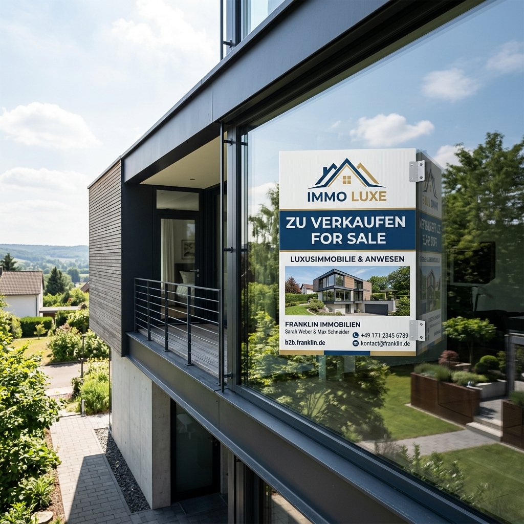 Maklerschilder und wetterfeste Immobilienschilder für Makler