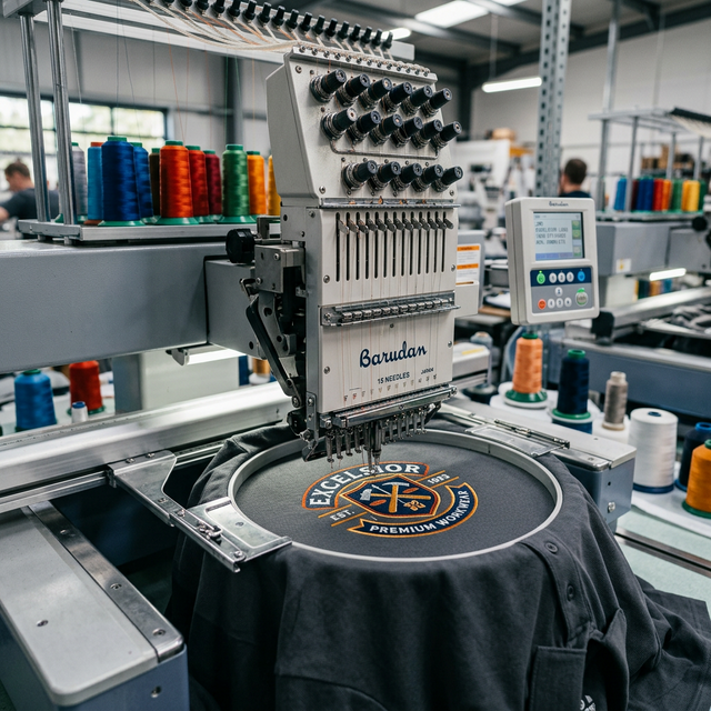 Bestickte Arbeitskleidung und robuste Workwear für Betriebe